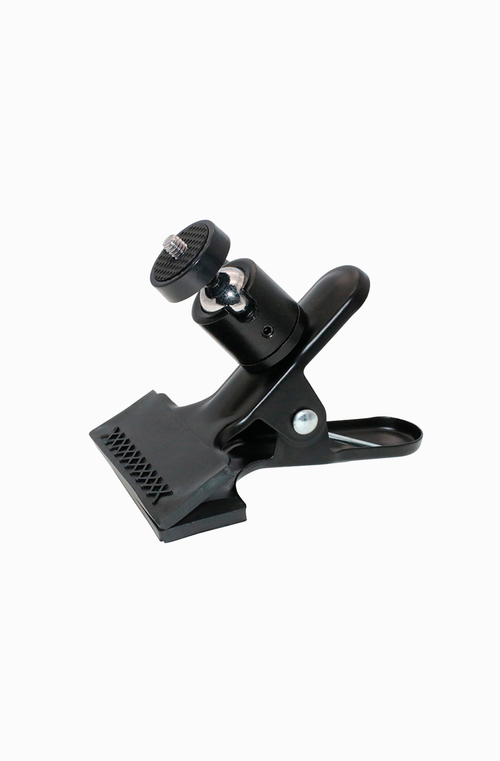 Black clamp mount with adjustable ball head for THE LIGHTER
