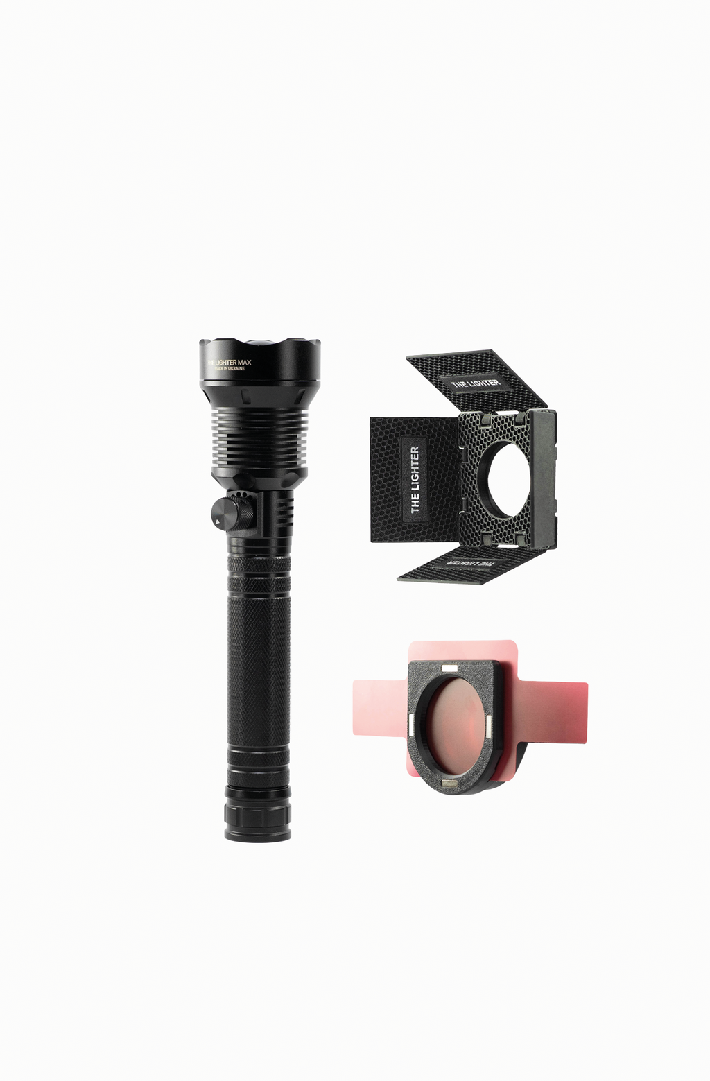 THE LIGHTER MAX 18W Cinematic Combo with gel filters and barn doors