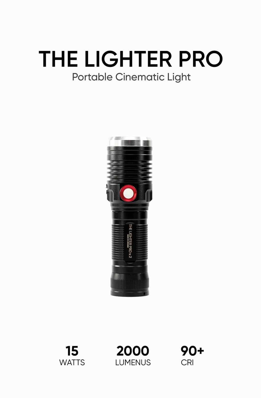 THE LIGHTER PRO v.2 15W portable LED photography light
