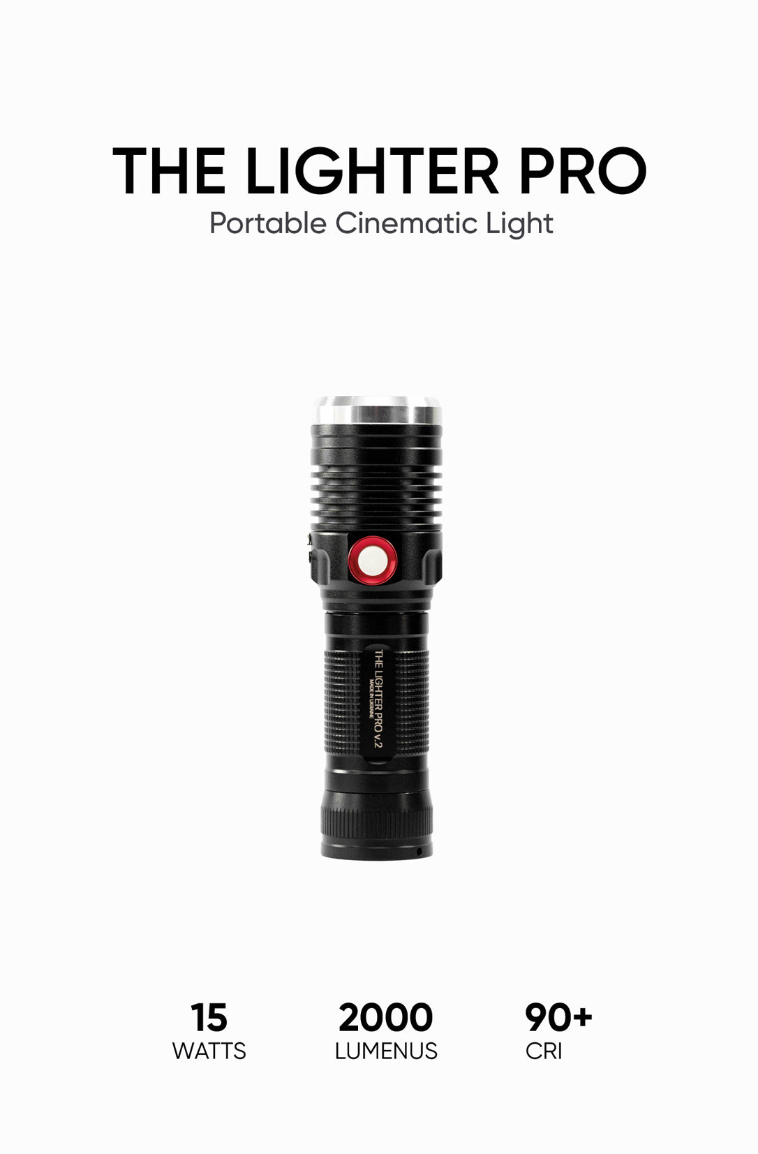 THE LIGHTER PRO v.2 15W portable LED photography light
