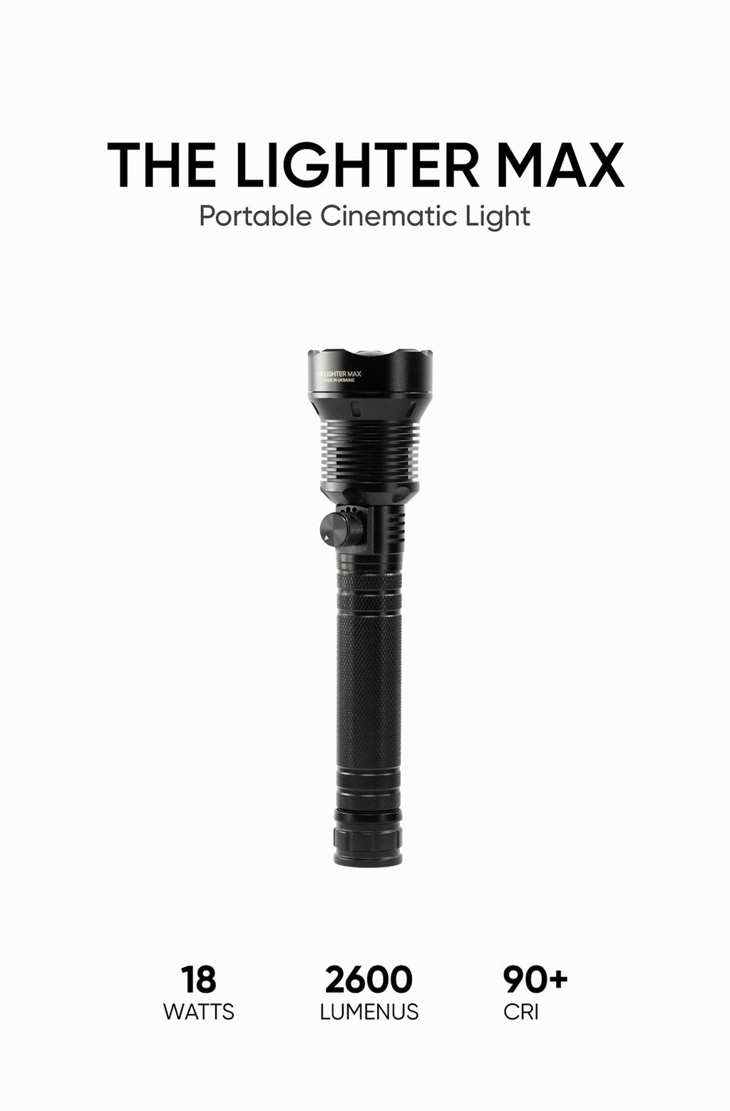 THE LIGHTER MAX 18W portable LED photography and video light